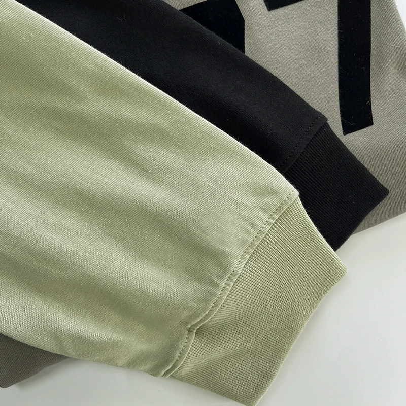 Essentials Silicone Letter Long Sleeve T-Shirt Essentials Long Sleeve T-Shirt Fall/Winter Men's and Women's T-Shirt