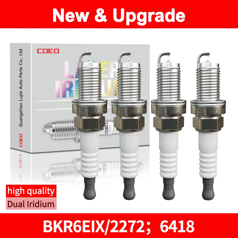 Фото Свеча зажигания Daul Iridium для NGK 2272; 6418/BKR6EIX для VOLKSWAGEN POLO JETTA PASSAT CADDY BORA SUZUKI SWIFT RENAULT MEGANE LAGUNA №1