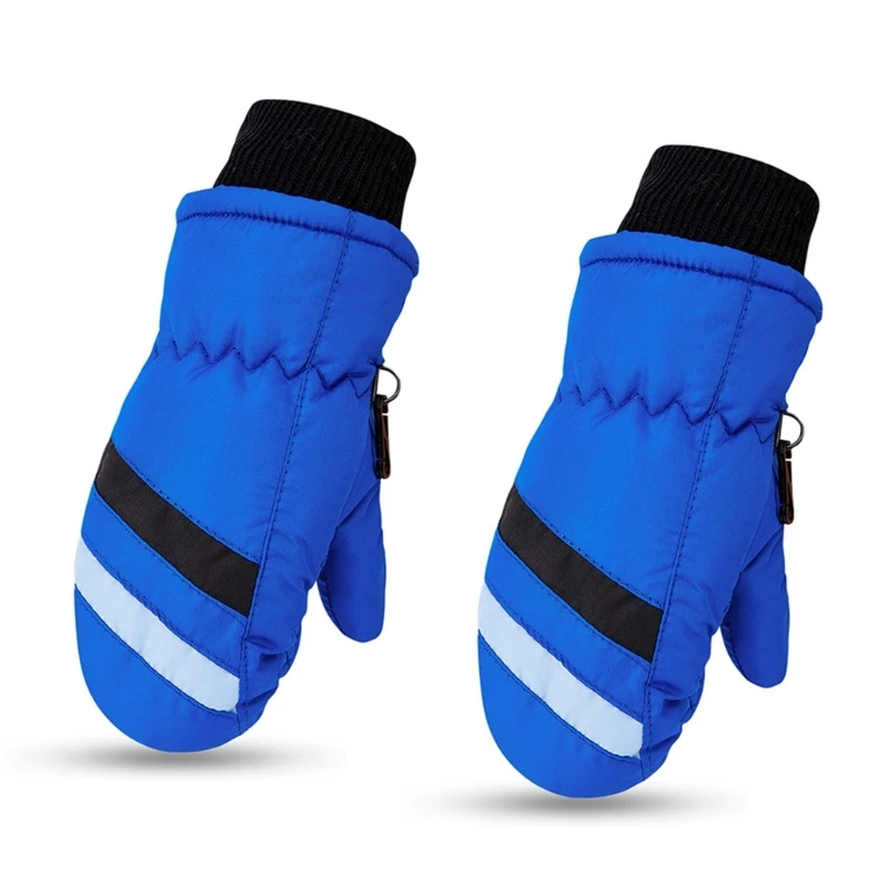 

2-5Y Winter Kids Ski Gloves Waterproof Hand Warmer Adjustable Cycling Gloves Drop Shipping