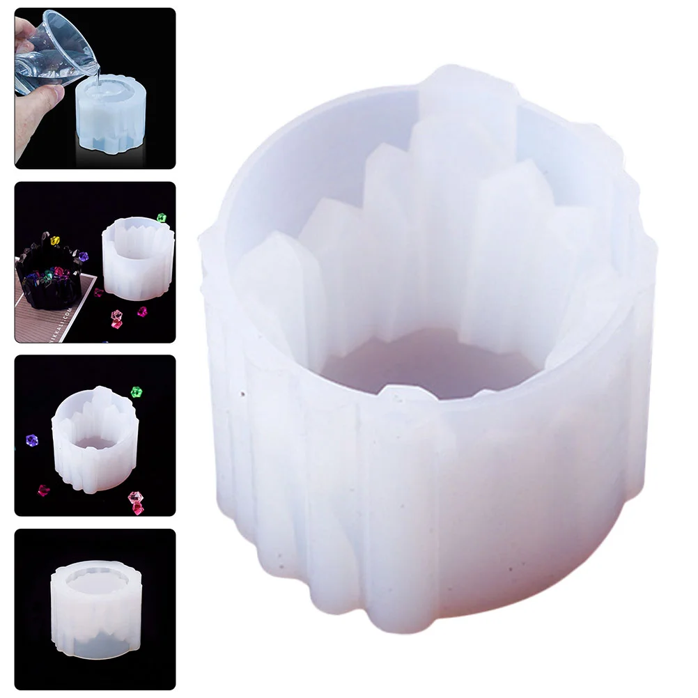 

Mold Holderresin Molds Epoxy Silicone Ashtray Crystal Candlestick Tealight Jewelry Casting Mould Tray Makeup Storage Diy Moulds