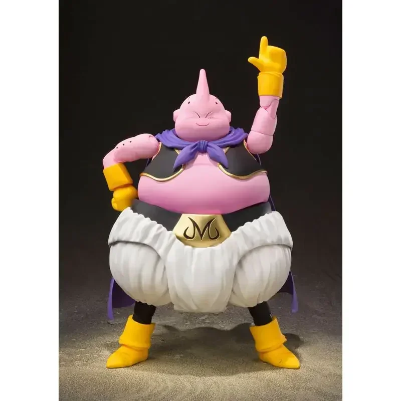 Фото В наличии оригинальные BANDAI Dragon Ball Z S.H.Figuarts SHF Majin Buu ПВХ аниме фигурки героев модель коллекция игрушек подарки на праздник №5