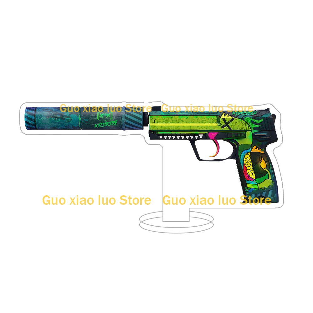 Фото Counter-Strike 2 Pistois USP S Skins Printstream Whiteout Kill Confirmed The Traitor Orion Акриловая подставка-брелок для стола №4