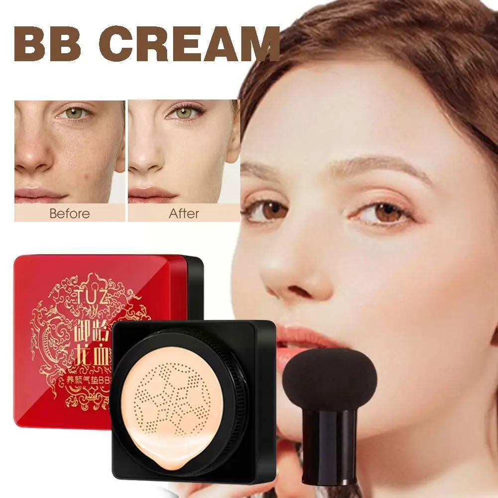 

TUZ Royal Dragon Blood Nourishing Cushion BB Cream Lasting Head Cosmetics Makeup Concealer Foundation Mushroom Moisturizing