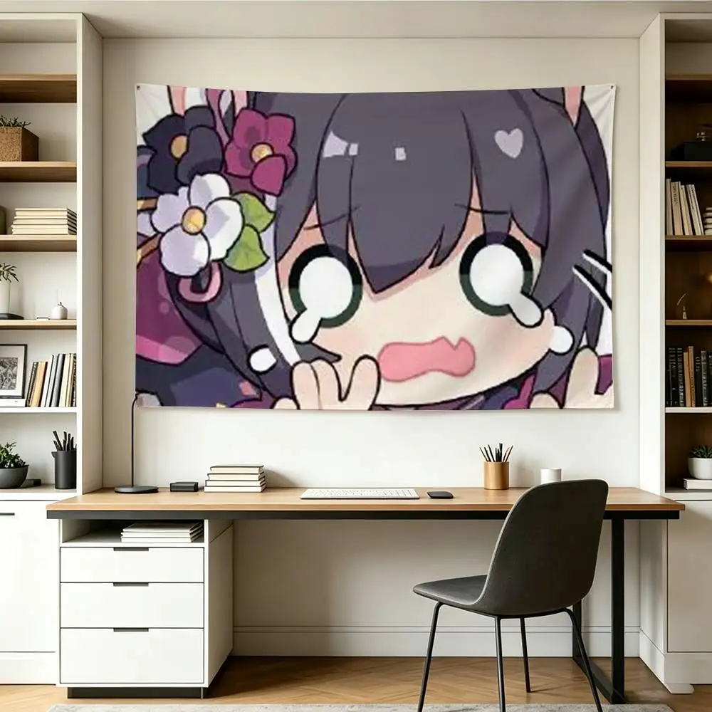 Фото Настенный декоративный баннер C-Cute ChibiS OF A-Arcaea с флагами для спальни, дома и улицы №2