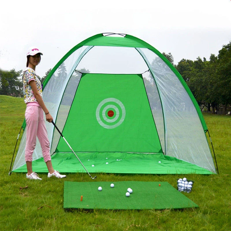 

Portable Foldable Outdoor 2M/1M Golf Training Network Golf Hitting Nets Training Aids Practice Nets