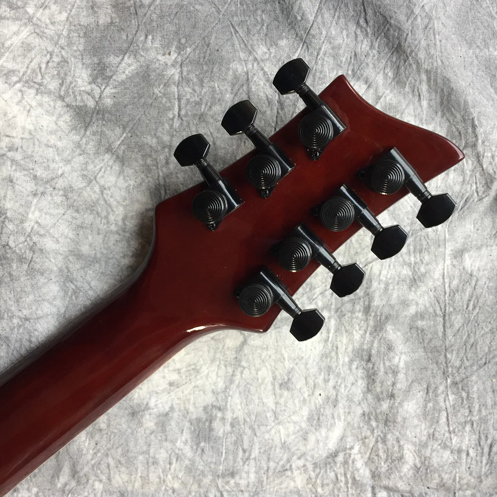 Высококачественная полуполая F-hole jazz гитара искусственная стеганая Кленовая