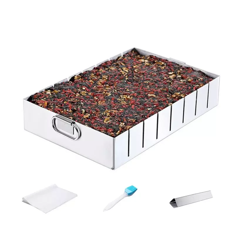 

Adjustable Square Cake Pan Bakeware Square Cake Pan Square Stainless Steel Adjustable Rectangular Mousse Cake Mold Cake DIY