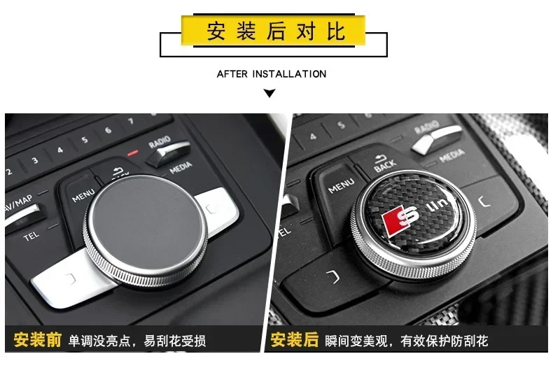 1 шт. подходит для Audi A3 A4 8 В автомобильная мультимедийная ручка управления кнопка