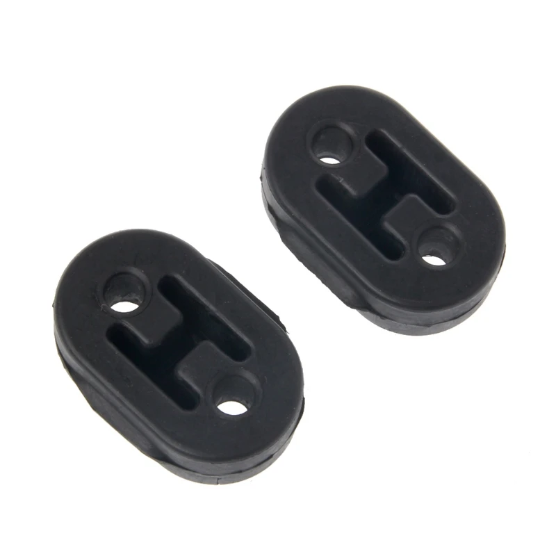 

2 шт. сверхмощная выхлопная вешалка втулка Поддержка 2 отверстия кронштейн резиновое Крепление