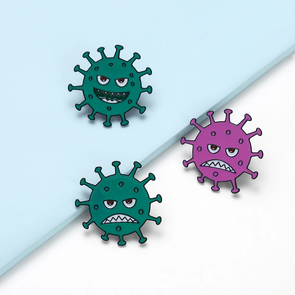 Hanreshe забавная виология эмалированная брошь булавка научный медицинский значок