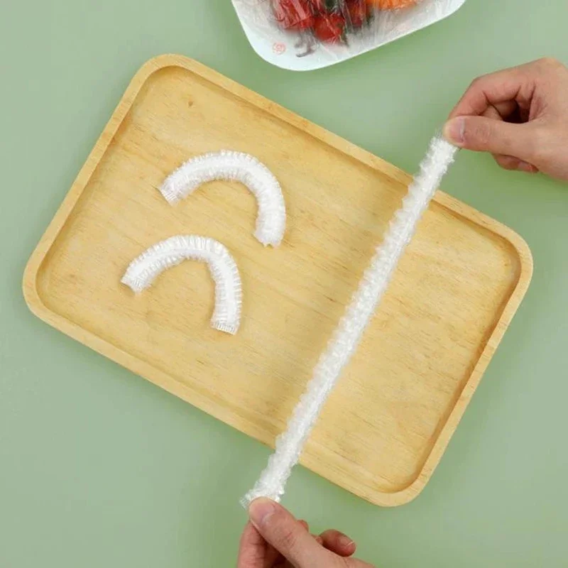 100 шт. одноразовые пищевые крышки для фруктов в холодильнике