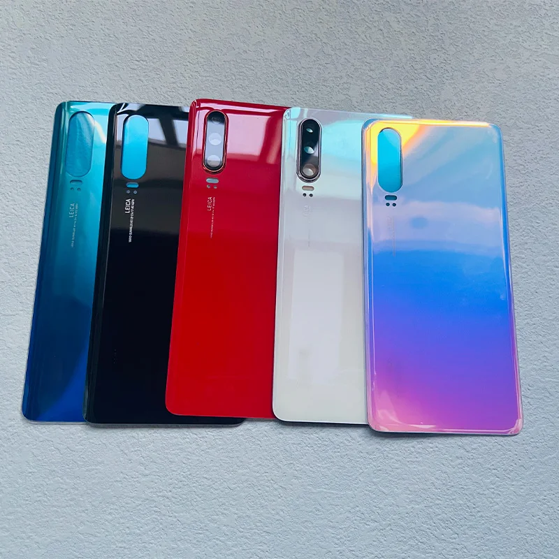 

Задняя крышка батарейного отсека для Huawei P30, стеклянная панель, запасные части
