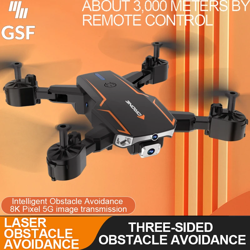 

GSF R2S 8K Drone 5G Professional Aerial Camera Dual Camera Obstacle Avoidance Helicopter Smart Return Drone 5000M Wifi FPV Toy