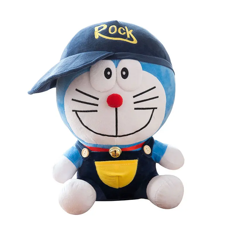 

Bandai Pokonyan Doll Blue Fat Doraemon Doll Children's Toy Cartoon Cartoon Plush Toy Birthday Gift