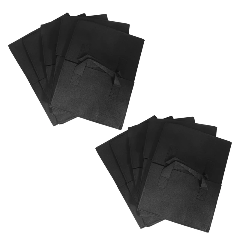 

10 Pack Fabric Raised Garden Bed,Square Garden Flower Grow Bag Vegetable Planting Bag Planter Pot