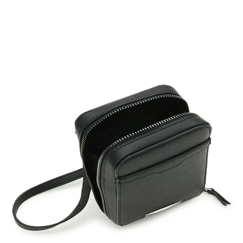 with Adorable and Wireless Charger, Dual Pockets,Stylish Design.  Stylish Women's Adorable Zip Around Crossbody Bag with Wireles