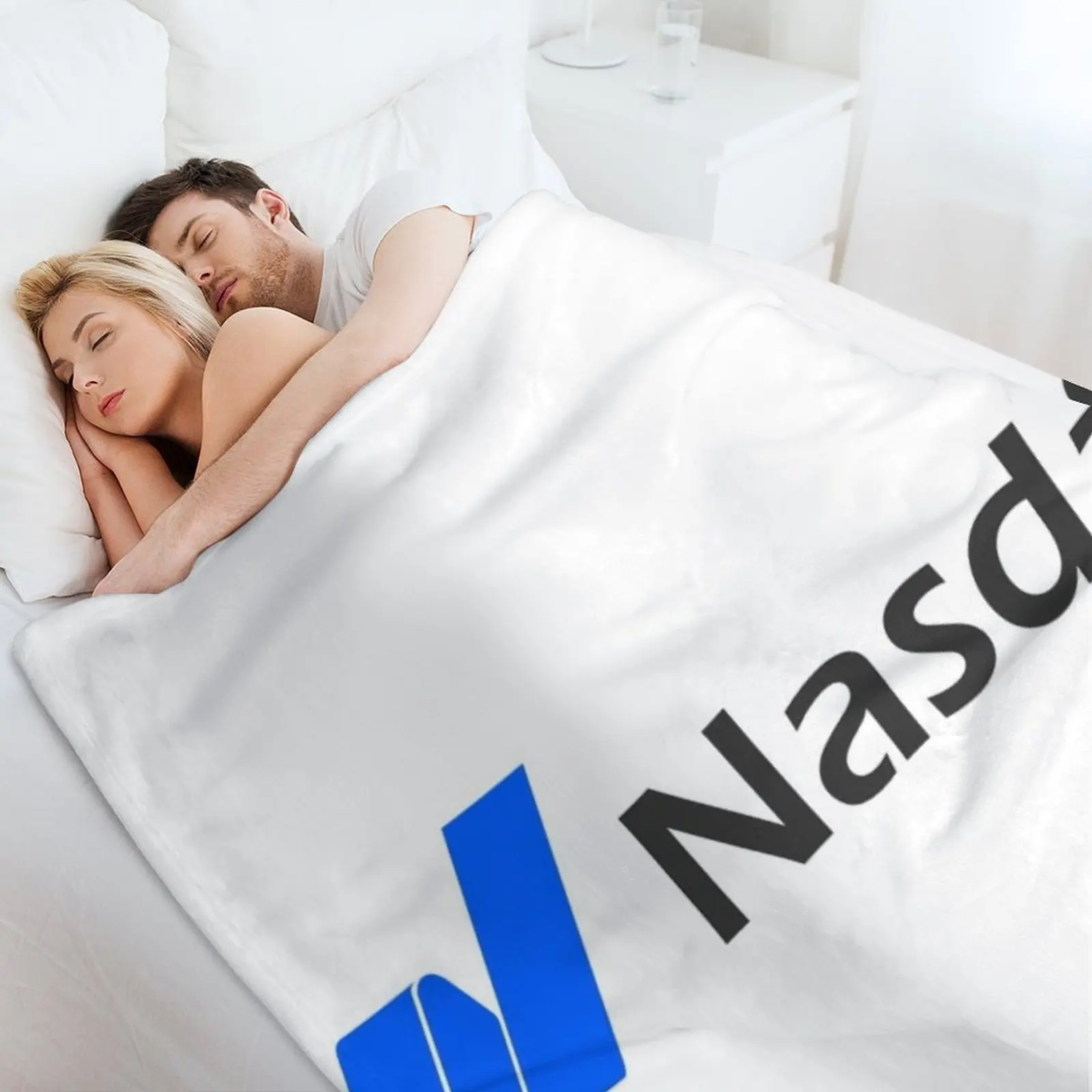 Насдак складской рынок интеллект Throw Blanket