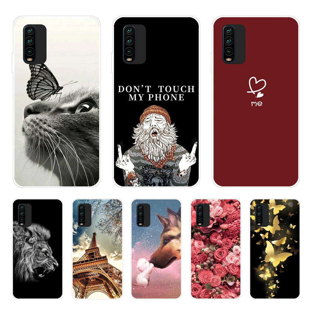 Противоударный чехол для Xiaomi Redmi 9 T, силиконовый чехол для Xiaomi Redmi 9 T, чехол для телефона из ТПУ Redmi9T 9 T, модные чехлы-бамперы