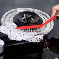 3pcs kitchen gas stove crevice cleaning brush household nylon strong degreasing cleaning brushs range hood special washing tools