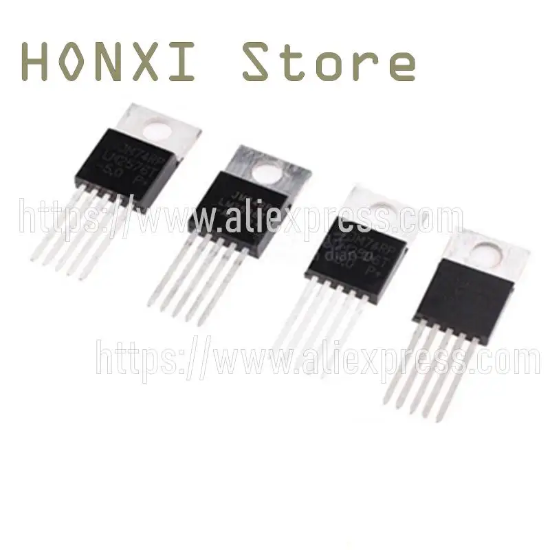 

10PCS LM2576 LM2576T - 5.0 V / 3.3 V / 12 V/ADJ into the TO-220-5 voltage step-down transformer chip