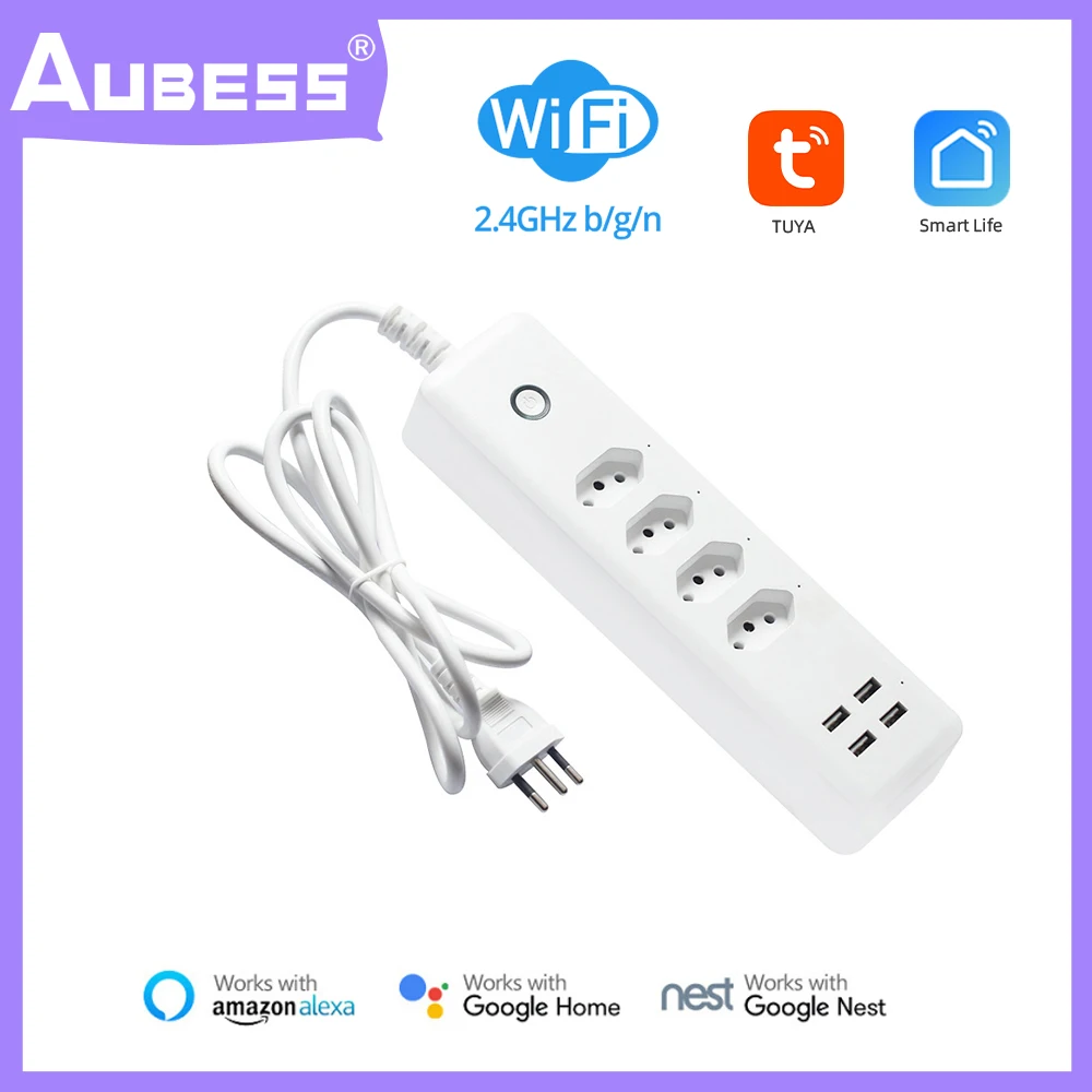 

Удлинитель электрический умный с Wi-Fi и Usb-портом