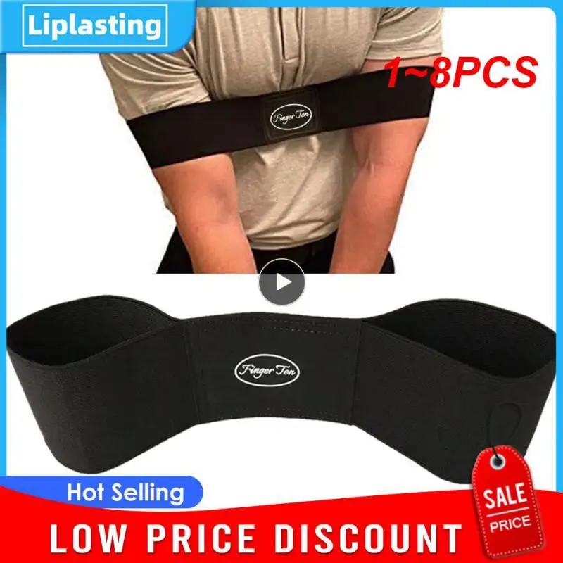 

1~8PCS Hot Sale Professional Elastic Golf Swing Trainer Arm Band Belt Gesture Alignment Training Aid for Practicing Guide