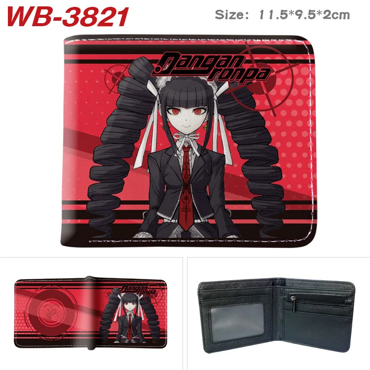E-Mell Danganronpa: Trigger Happy Havoc Monokuma Naegi Makoto Kirigiri Kyoko yasuhiro taeko Junko Enoshima Short Wallet