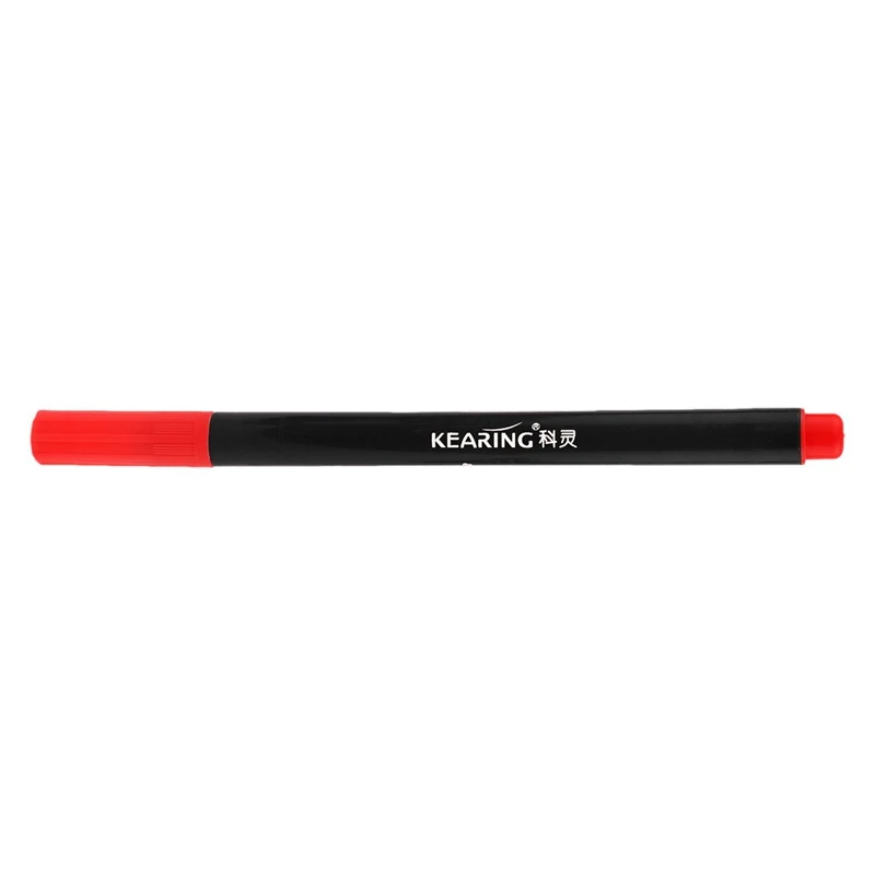 2 x Fabric Marker Pens Permanent Colors for DIY Textile Clothes T-Shirt Shoes Red |