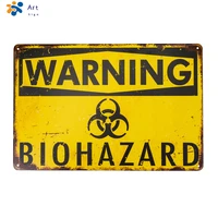 warning biohazard hazard sign hazard labels novelty metal sign