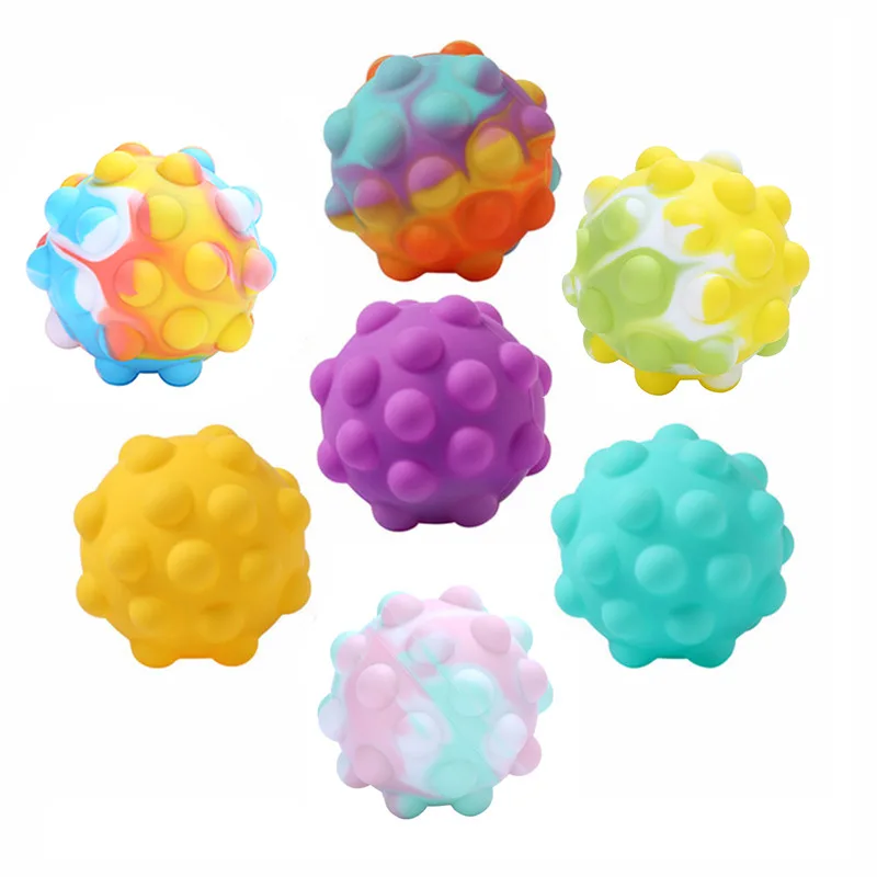 Новый стильный цветной 3D мяч-антистресс игрушки-антистресс Снятие напряжения