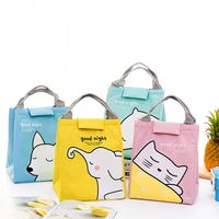 cute lunch box women travel insulation bags office aluminum foil fresh keeping pouch waterproof outdoor picnic tote accessories
