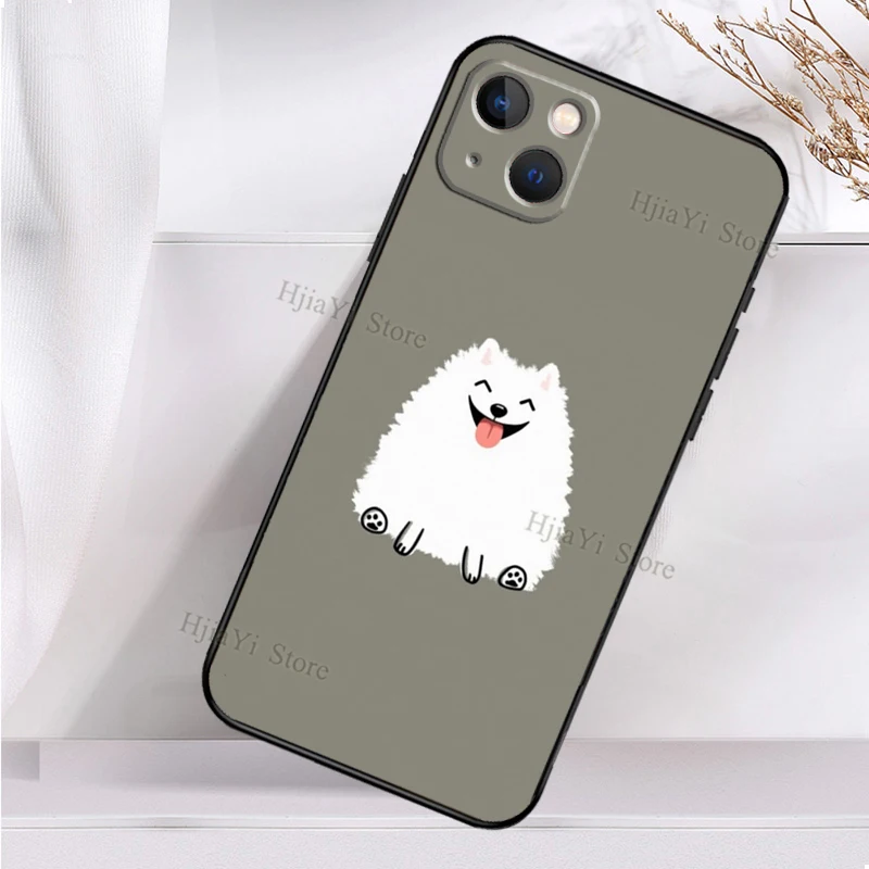 Чехол для телефона Pomeranian Dog Yoga Soft Cover для iPhone 11 14 12 Pro X XS XR 7 8 Plus SE 2020 13 Max, ударопрочный.