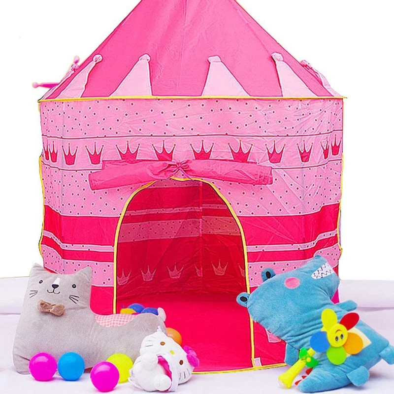 

Kids Play Tent For Children Pink Play Tent Indoor Kids Tent And Outdoor Children Tent Gifts Travel Home Girls Best Gifts