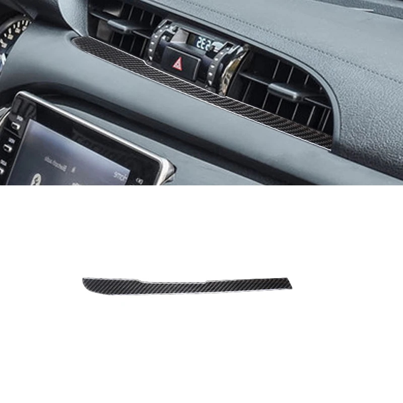 Для Toyota Hilux 2015-2021 углеродное волокно центральная консоль вентиляционная наклейка