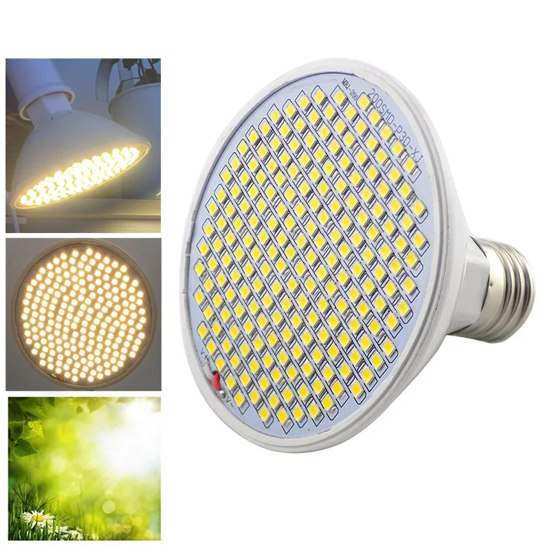 

8W Full Spectrum 200 LED Plant Grow Light Yellow Fitolamp Phytolamp Indoor Vegs Cultivo Growbox Tent Home Room Green House