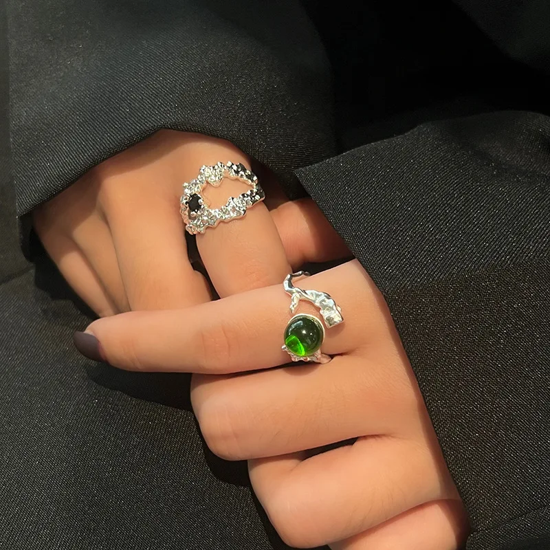 Регулируемое кольцо MEETSOFT для женщин регулируемое Ювелирное Украшение в