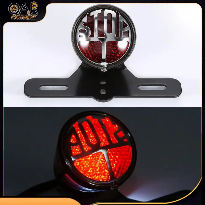 

Тормозной задний фонарь для мотоцикла, задний фонарь, Универсальный Прочный задний фонарь, портативный кронштейн для номерного знака, задний фонарь для мотоцикла