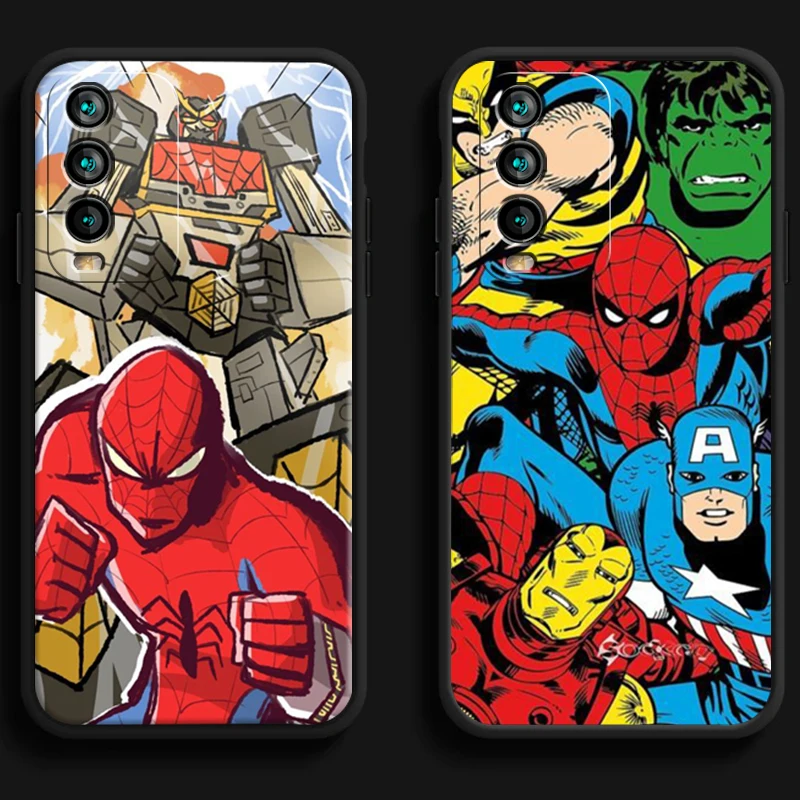 

Marvel Avengers Phone Cases For Xiaomi Redmi 10 Note 10 10 Pro 10S Redmi Note 10 5G Funda Back Cover Coque Soft TPU