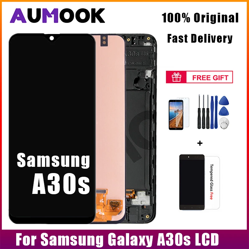 

Super AMOLED For Samsung A30s LCD Touch Screen Digiziter Assembly For Samsung A30s SM-A307F SM-A307FN SM-A307G LCD Display