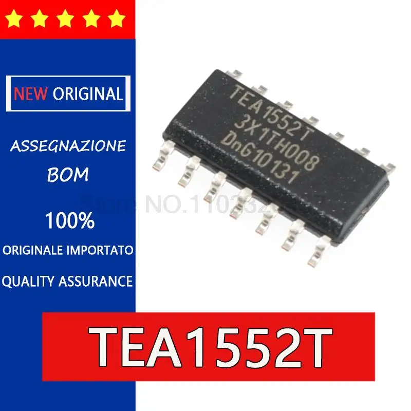 Новый и оригинальный импульсный источник питания TEA1552 TEA1552T TEA1762 TEA1762T SOP14, чип управления питанием ЖК-дисплея