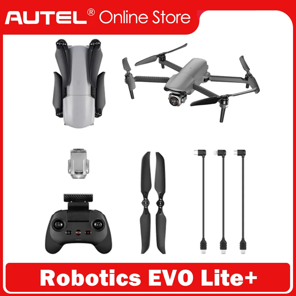

Autel Robotics EVO Lite+ with 1" CMOS F2.8-F11 6K 30FPS Video 3-Axis Gimbal 40mins Flight Time Obstacle Avoidance RC Drone