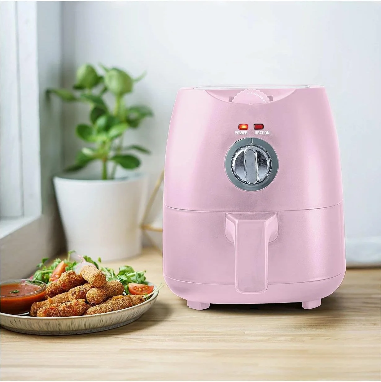 

2-Quart Air Fryer, Pink Matte