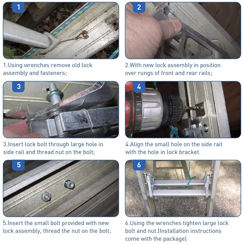 Удлинительная лестница фиксация детской лестницы 28-11 совместимая алюминиевая