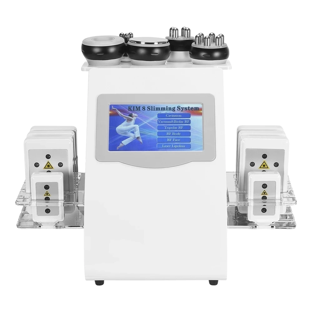 

2022 Hot Product 6 in 1 Vacuum Laser Radio Frequency 40K Cavi Lipo Slimming Ultrasonic Liposuction Cavitation Machine For Spa