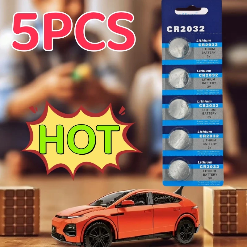 5 шт. литиевая кнопка 3 В CR2032 BR2032 DL2032 ECR2032 литий-ионные батарейки для электронных