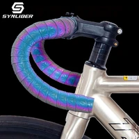 road bike handlebar tape pueva reflection dazzle shockproof bike cycling handlebar tapes with bar plugs bicycle accessories