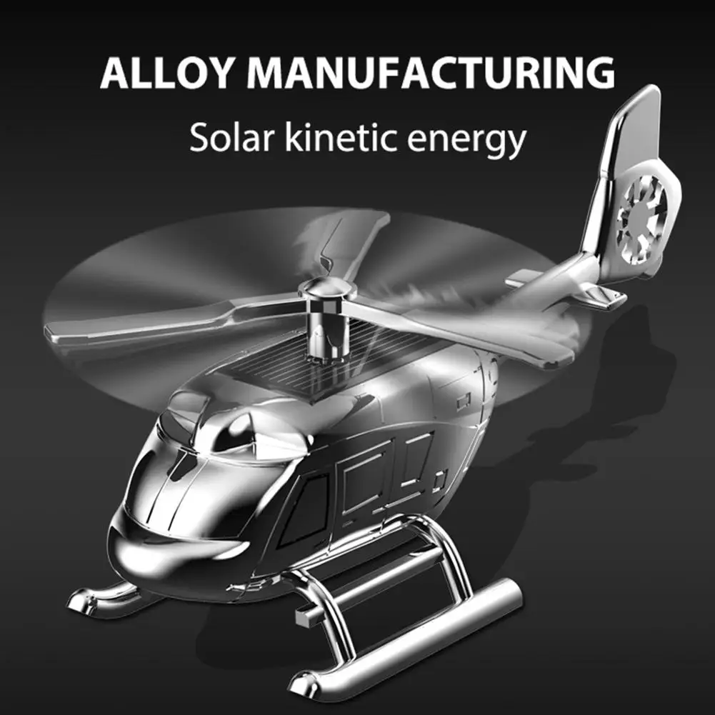 

Car Air Freshener Solar Powered Rotary Helicopter Ornament Auto Fragrance Diffuser Solid Aromatherapy Decoration Accessories