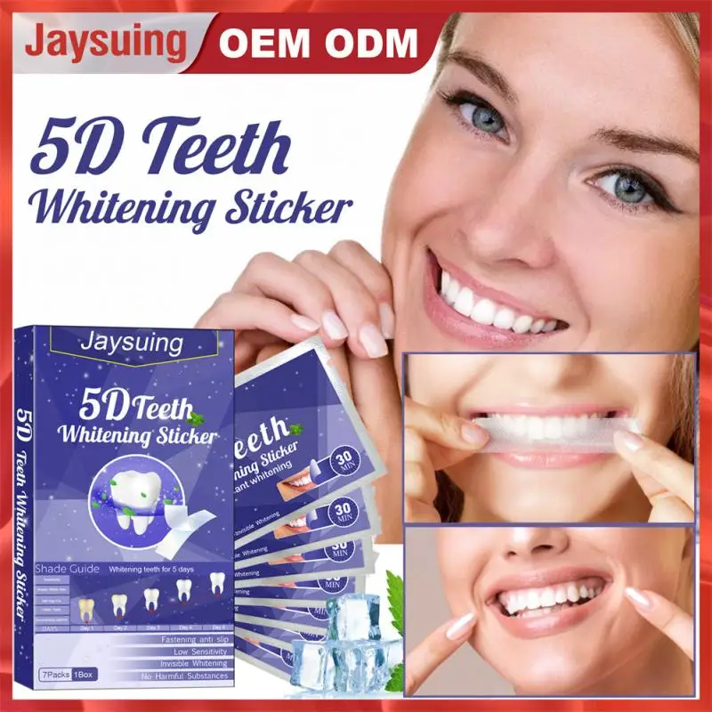

Professional 5D Gel Teeth Whitening Strips Bleaching Teeth Strips Whitening Dental Tools Removal Stain Oral Care Hygiene Whiten