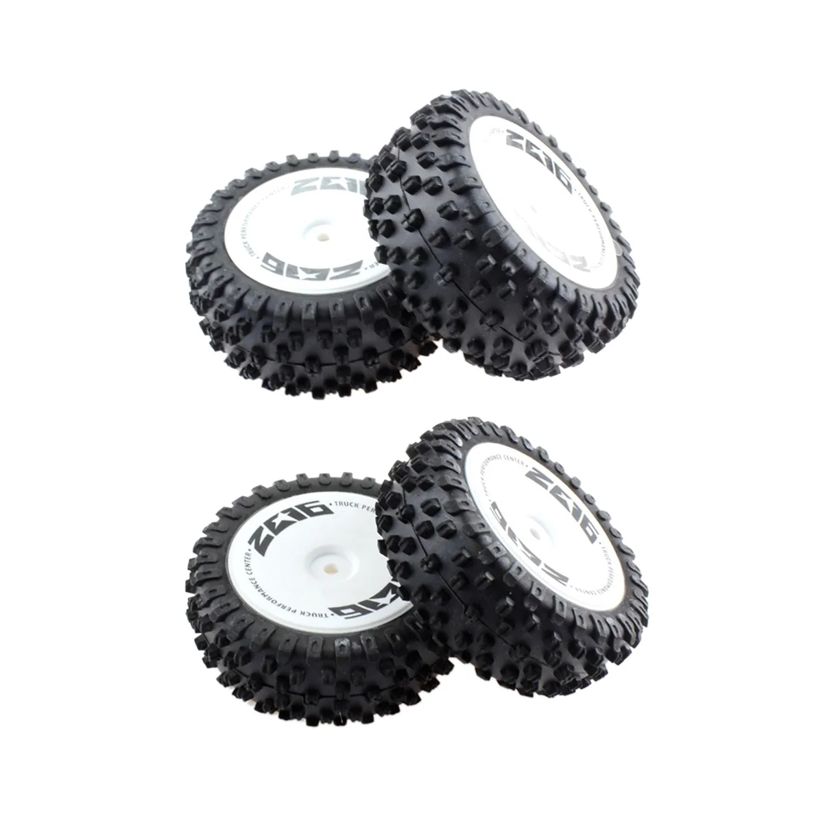 

4Pcs Front and Rear Tire Wheel Tyre for Wltoys 144001 144010 124007 124016 124017 124018 124019 1/12 1/14 RC Car Parts