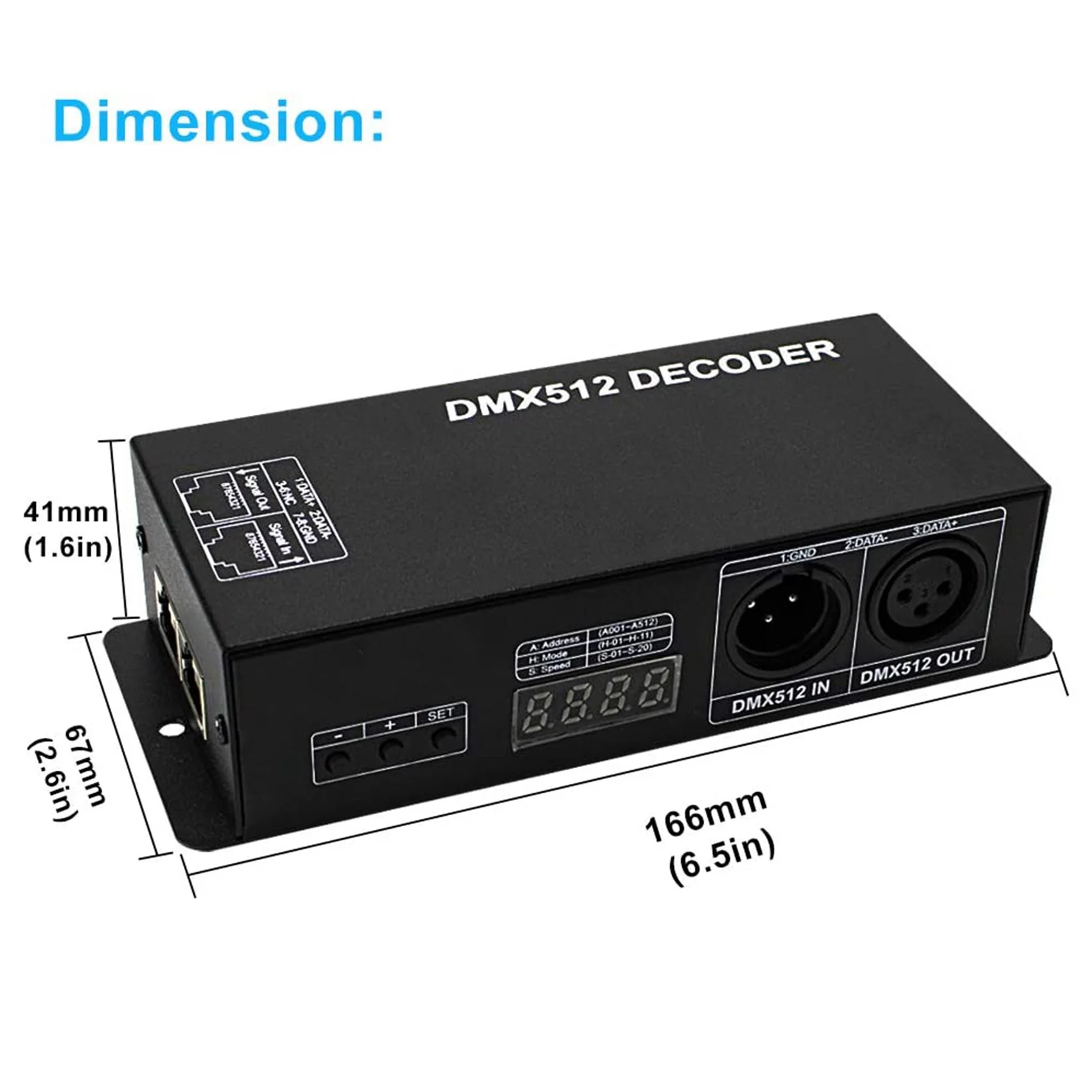 Цифровой регулятор высокой мощности цифровой освещения Dmx 512 драйвер диммера 12